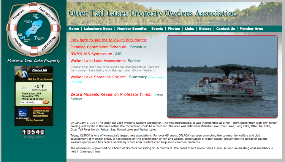 Otter Tail Lake Property Owners Association _ Etomite Site