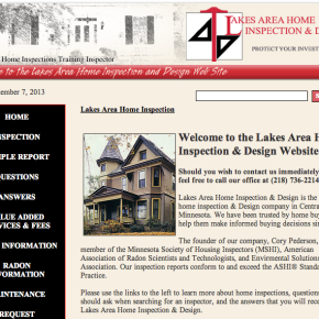 Lakes Area Home Inspection – Etomite Site
