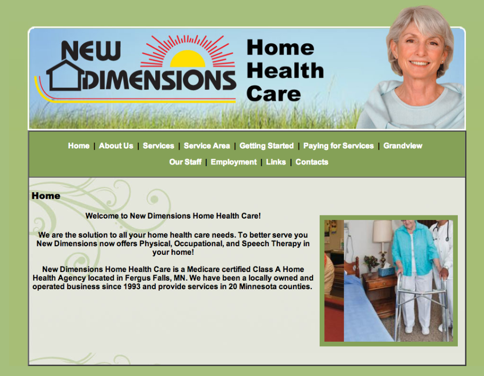 New Dimensions Home Healthcare – Etomite Site