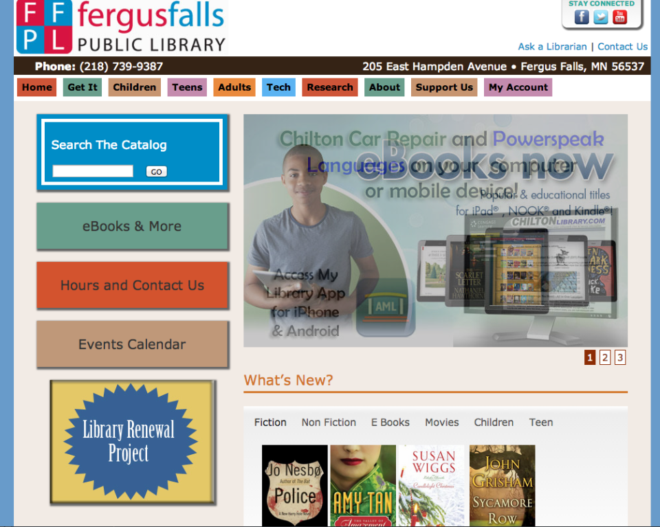 Fergus Falls Public Library – Etomite Site