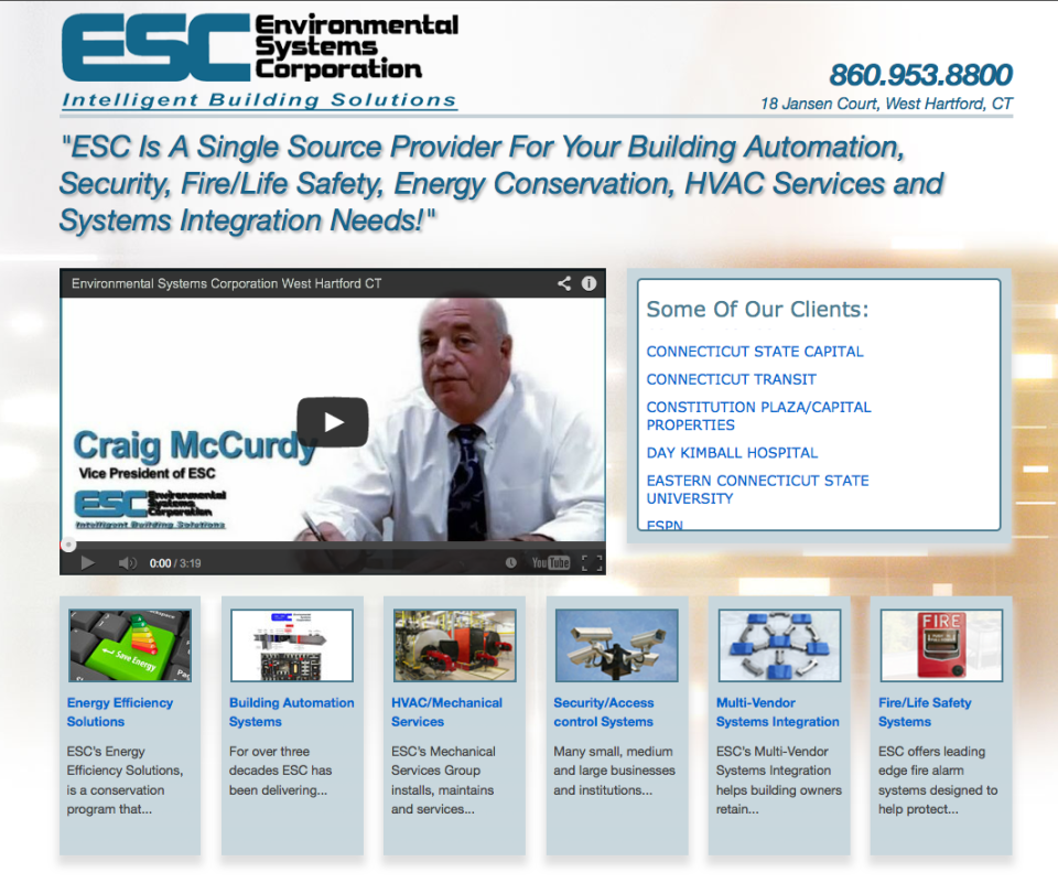 Environmental System Corporation – WordPress Site