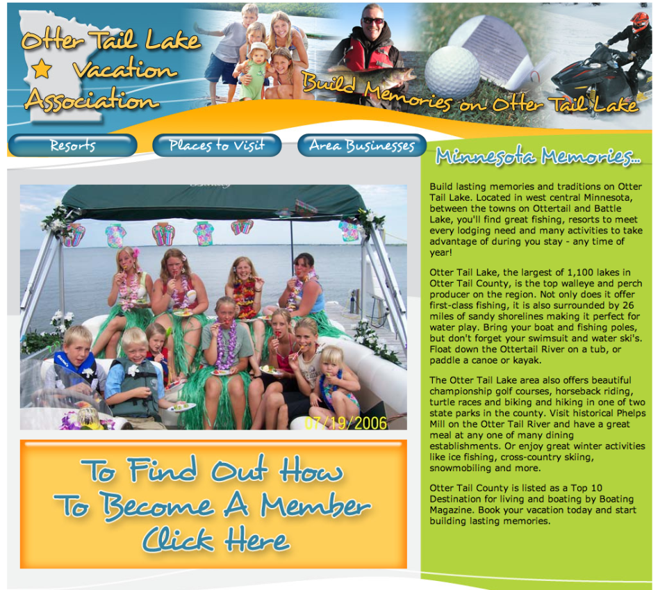 Otter Tail Lake Vacation Association – Etomite Site