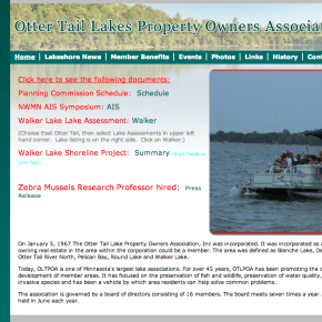 Otter Tail Lake Property Owners Association _ Etomite Site